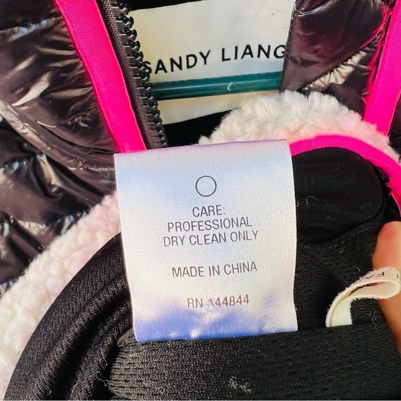 SANDY LIANG BOOTH PULLOVER SHERPA DOWN PUFFER HOODIE QUILTED OVERSIZED - Picture 5 of 11